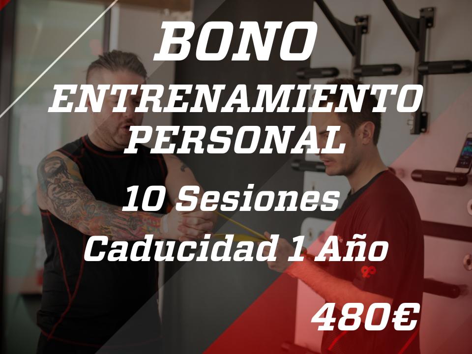 ENTRENAMIENTO PERSONAL (10 Sesiones - Caducidad 1 Año)